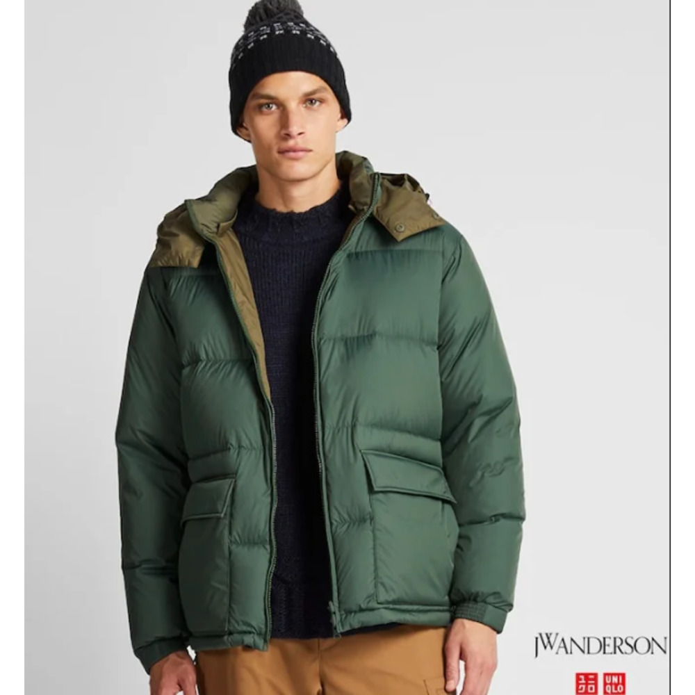Uniqlo Men's Medium JW Anderson Full Zip Bodywarmer Puffer Jacket Reversible